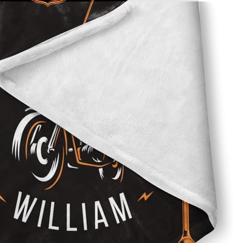 Custom Crib Bedding Set 3 Piece - Motorcycle Design for Newborns