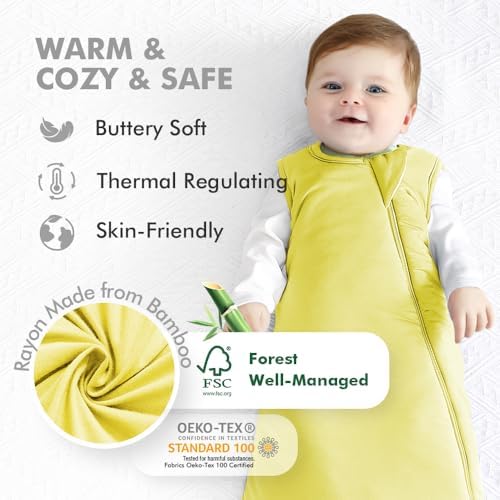 HAPIU Bamboo Rayon Sleep Sack TOG 10 2-Way Zipper