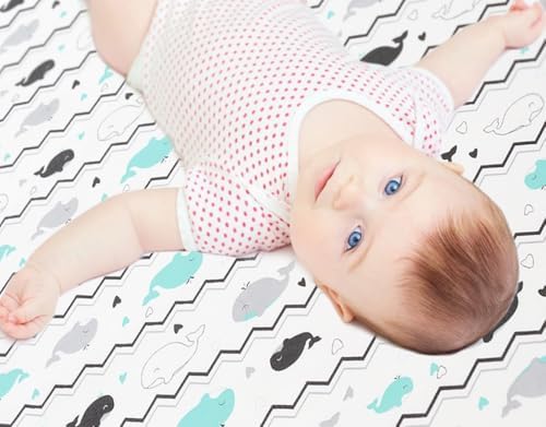 BROLEX 2 Pack Mini Crib Sheets for Baby Toddler