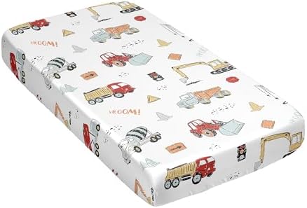 Sweet Jojo Designs Construction Truck Crib Sheet 1