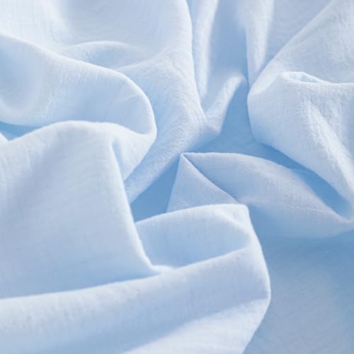 NTBAY 2 Pack Muslin Crib Sheets Soft and Breathable