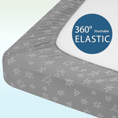 Unnivoll Bassinet Sheets 3 Pack Soft Breathable