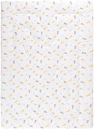 Baby Bees Giraffe Muslin Crib Quilt for Baby Boys and Girls