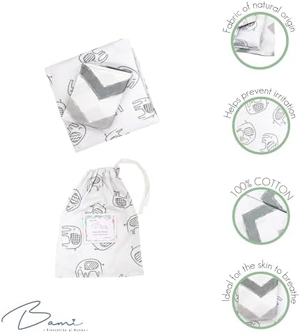 BAMI 2-Piece Cotton Crib Sheet Set Breathable Soft