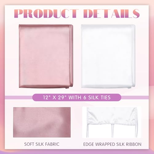 Hosuly 2 Pcs Satin Bassinet Sheets for Newborns 1