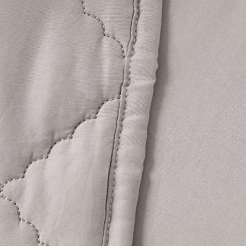 FLXXIE 4 Piece Toddler Bedding Set in Smoke Grey