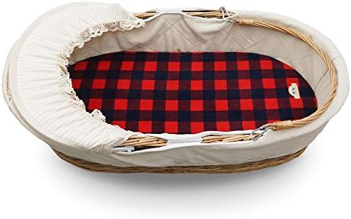 BlueSnail Soft Stretchy Bassinet Fitted Sheet 2pk
