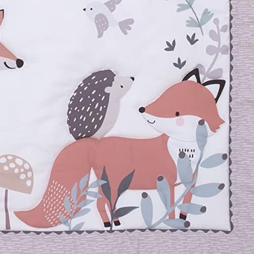 NoJo Forest Friends 3-Piece Mini Crib Bedding Set