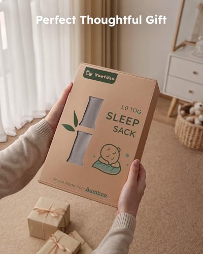 Yoofoss Bamboo Rayon Baby Sleep Sack 6-12 Months 10 Tog 1