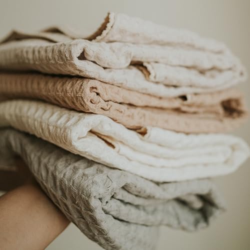 DORMIKID Organic Baby Blanket - 27x31 Inch Ivory