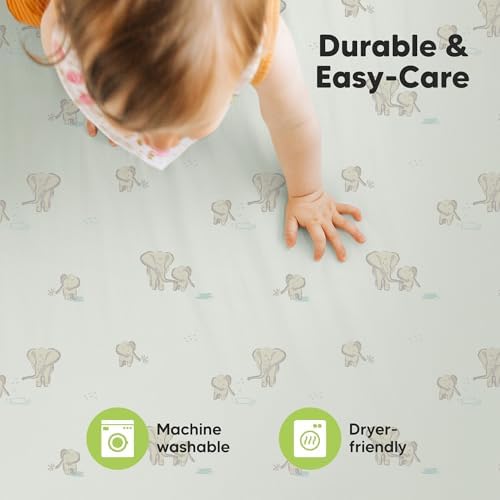 KeaBabies 2-Pack Mini Crib Sheets Fitted 38x26