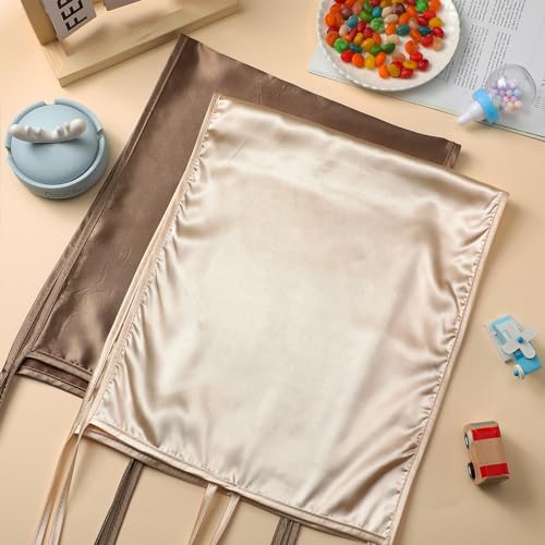 Hosuly 2 Pcs Satin Bassinet Sheets for Newborn Infant