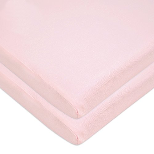 American Baby Company 2 Pack Natural Cotton Cradle Sheets 36 x 18