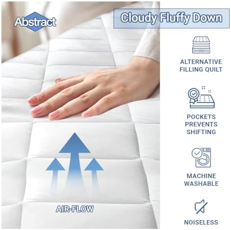 Abstract Cradle Waterproof Mattress Cover - 18x36 White