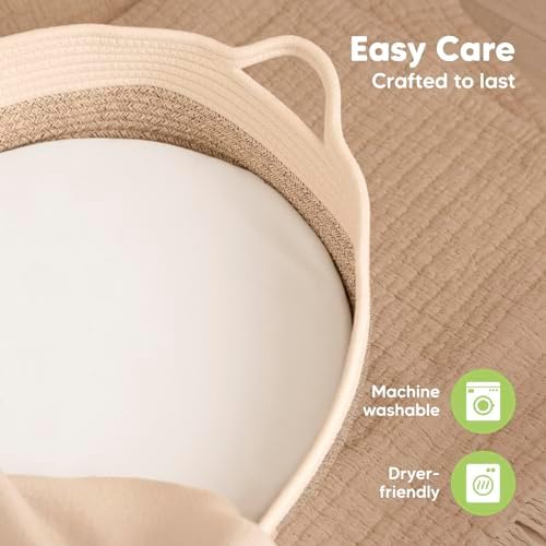 2-Pack Bamboo Bassinet Sheets for Baby Sleep Comfort