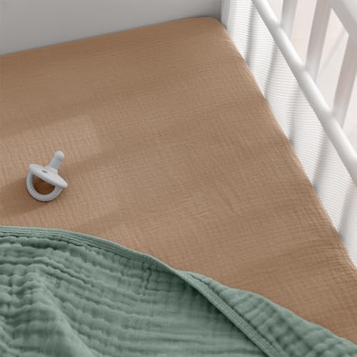 Comfy Cubs Muslin Bassinet Sheet - 100 Soft Cotton