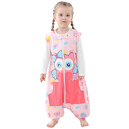 MICHLEY Owl Wearable Blanket Toddler 1-3T
