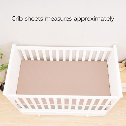100 Cotton Extra Soft Muslin Crib Sheet for Baby Pink