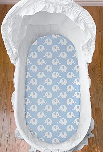 Cambria Baby Organic Cotton Bassinet Sheets 3-Pack 1