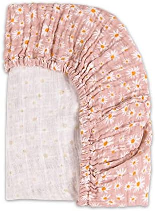 Babyletto Daisy Bassinet Sheets - Organic Cotton 360 Fitted