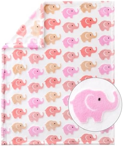 Peanutshell 5 Piece Baby Crib Bedding Set for Girls - Safari Theme