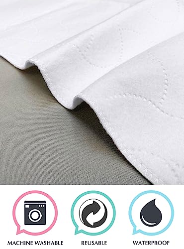 American Baby Company Waterproof Bassinet Mattress Pad Protector 2 Pack 1
