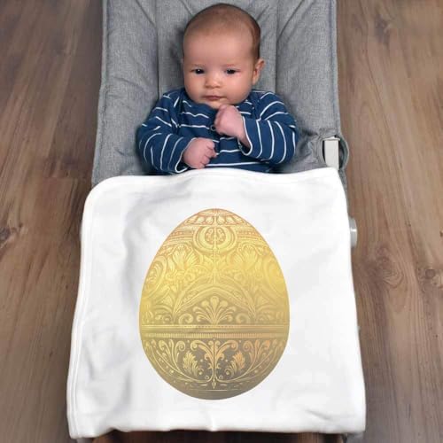 Azeeda Ornate Golden Egg Cotton Blanket Shawl