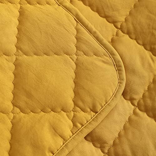 FLXXIE Toddler Quilt 39x47 Inches Yellow