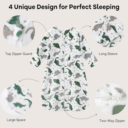 Unnivoll Fleece Sleep Sack for 18-24 Months Toddler