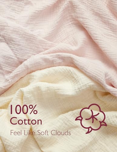 Momcozy Muslin Fitted Bassinet Sheet Set 2 Pack