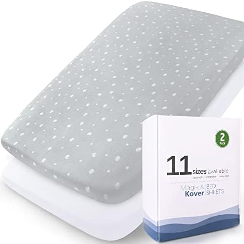 Magik Kover Bassinet Sheet - 35 x 21 Ultra Soft Super Stretchy