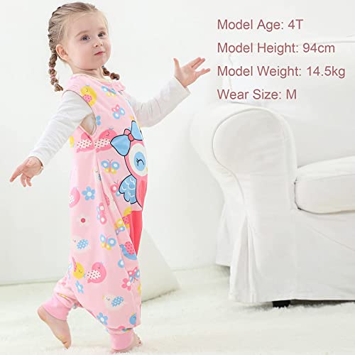MICHLEY Owl Wearable Blanket Toddler 1-3T