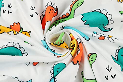 Onacosht Bassinet Sheets Set 3 Pack with Dinosaur Tiger and Lion Printing