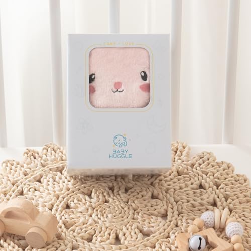 Babyhuggle Foldable Rabbit Plush Blanket 1