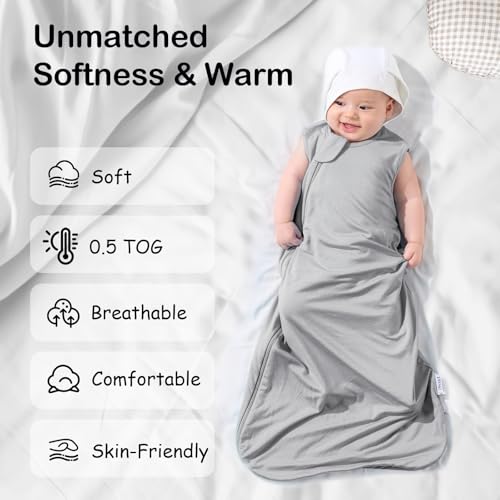 EasyFi SuperSoft Bamboo Rayon Sleep Sack 05 Tog 2 Pack