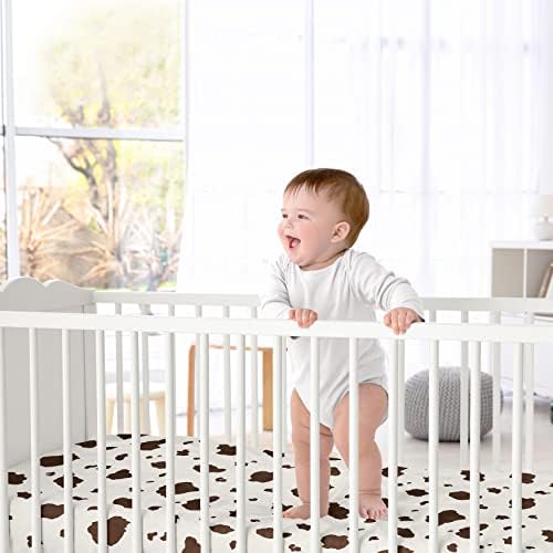 Sweet Jojo Designs Western Cow Print Crib Sheet