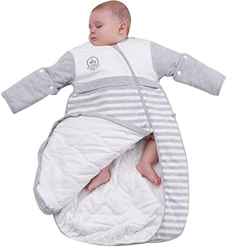 Babyah Kids Wearable Blanket with Detachable Sleeves
