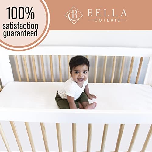 Bella Coterie Luxury Bamboo Crib Sheet Ivory 1