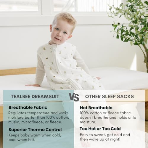 Tealbee DREAMSUIT Toddler Sleep Sack with Feet 2T 3T