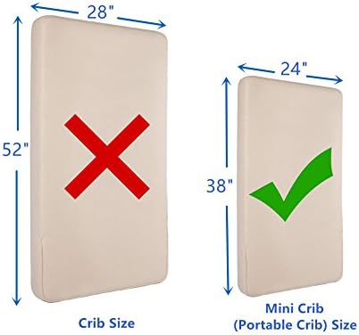 TL Care 100 Cotton Mini Crib Sheet 38x24