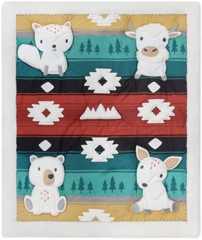 The Peanutshell 4 Piece Crib Bedding Set for Boys Girls 1