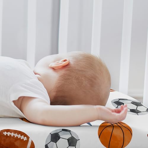 Sweet Jojo Designs Sports Themed Bassinet Sheets 2 Pack