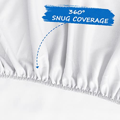 Coldwind Fitted Bassinet Sheets 4 Pack Microfiber Set