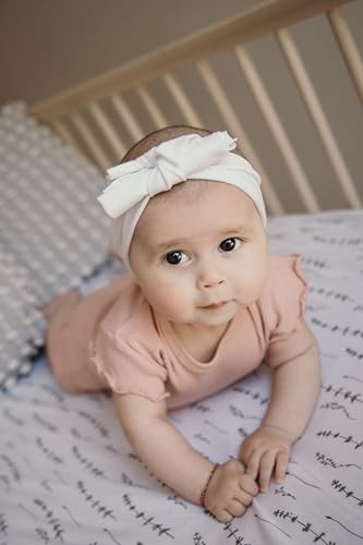 Elys Co Forest Grey Crib Sheets 2 Pack