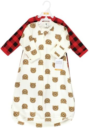 Hudson Baby Unisex 18-24M Cotton Sleep Sack with Brown Bear Design