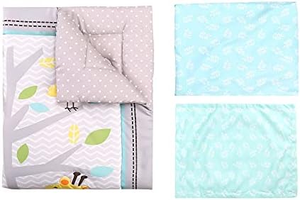 Baby Bees 3-Piece Jungle Party Crib Bedding Set