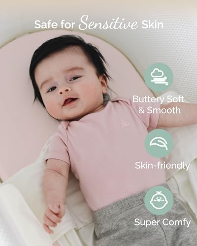 TotCare Bassinet Sheets 3 Pack - Buttery Soft Premium Stretchy Jersey Knit