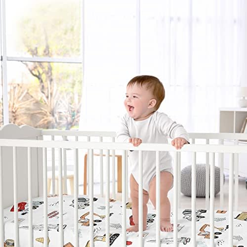 Sweet Jojo Designs Construction Truck Crib Sheet 1