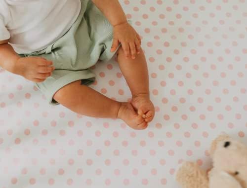 3 Fitted Bassinet Sheets Pink Set - OEKO-TEX Cotton