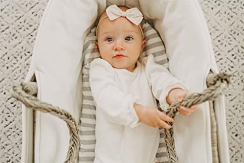 3 Fitted Bassinet Sheets Gray Set Gender Neutral
